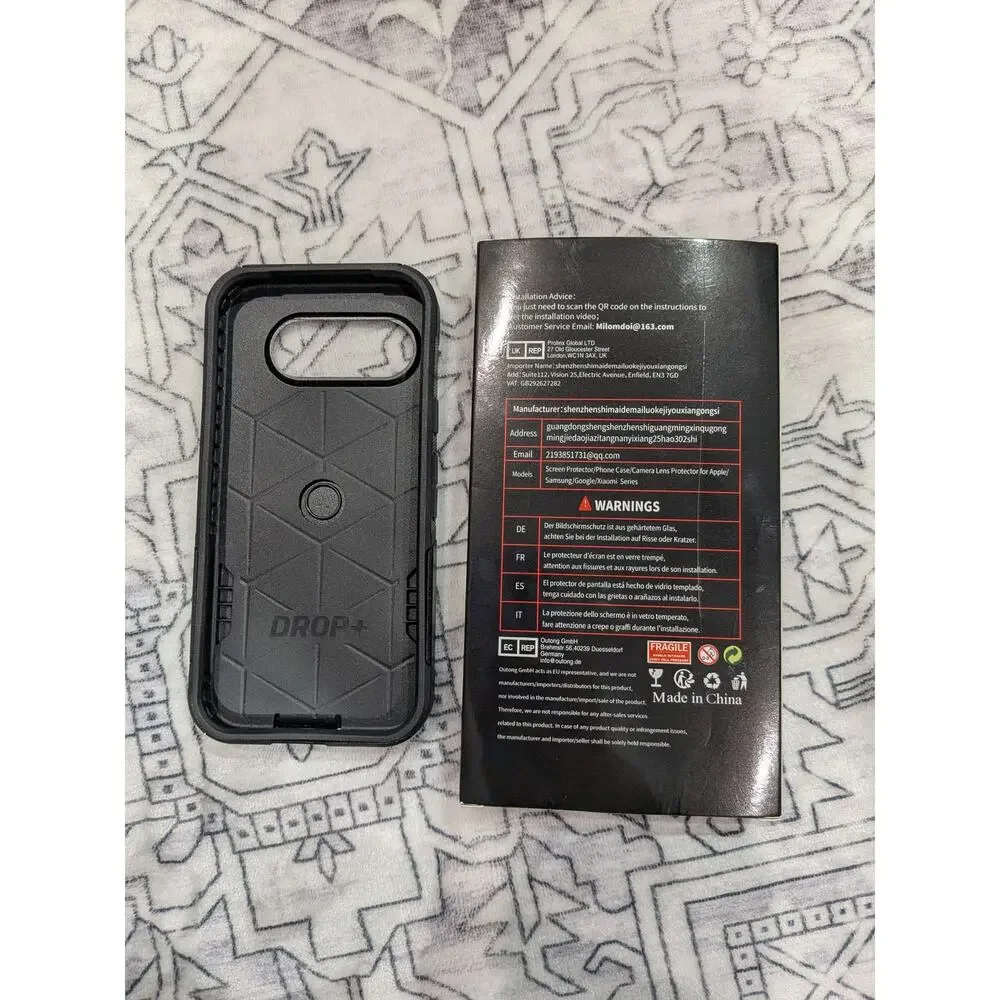 Google Pixel 9A Otterbox Case and Glass Screen Protector Bundle